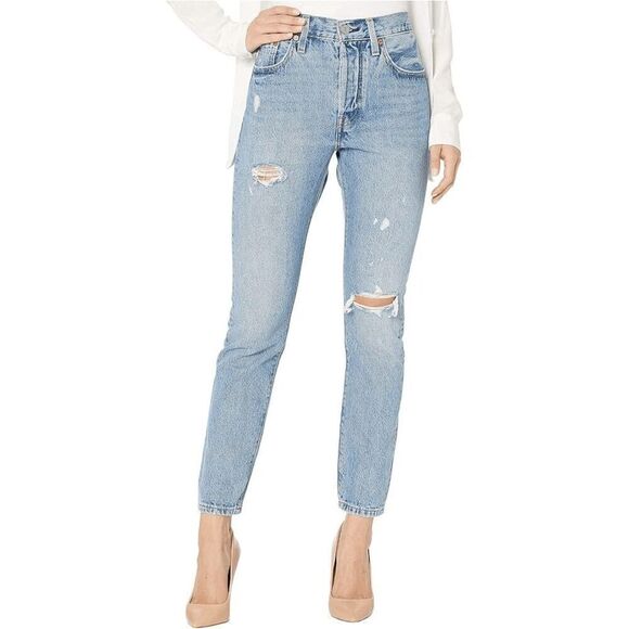Levi's Premium 501 Women's Skinny Jeans in Can't Touch This Medium Wash size 25 - Picture 1 of 11